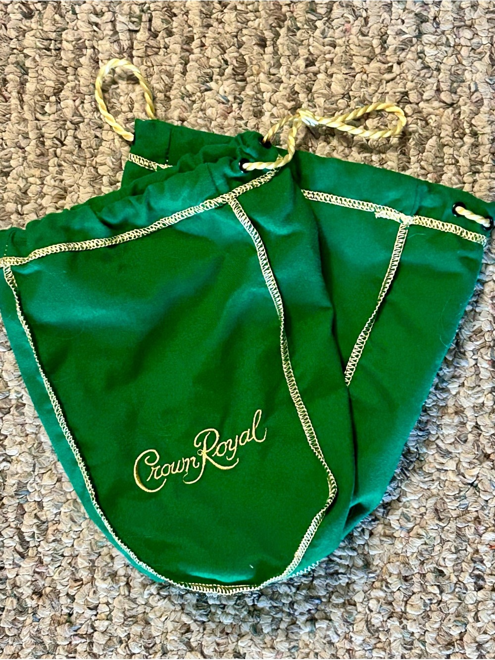 TWO Crown Royal Green Apple Bags